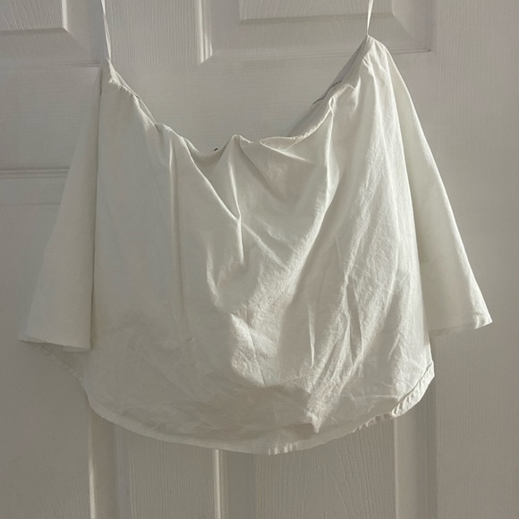 Babaton Linen Strapless Top - Picture 1 of 2